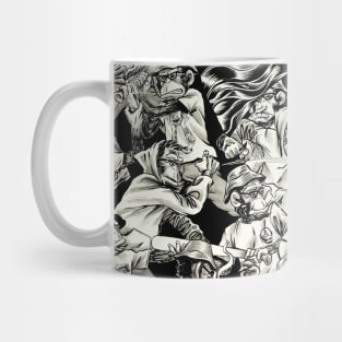 Sick T's Monkey Riot Mug